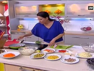 choumicha 2013 -  salade au fruit de mer | recette pour maigrir