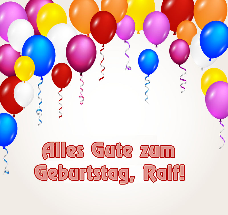 Alles Gute zum Geburtstag, Ralf!.