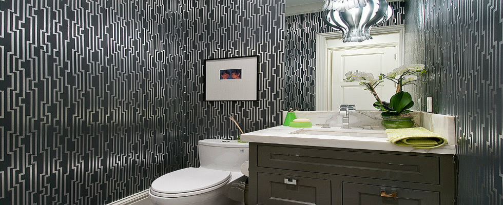 Gorgeous Wallpaper Ideas for your Modern Bathroom