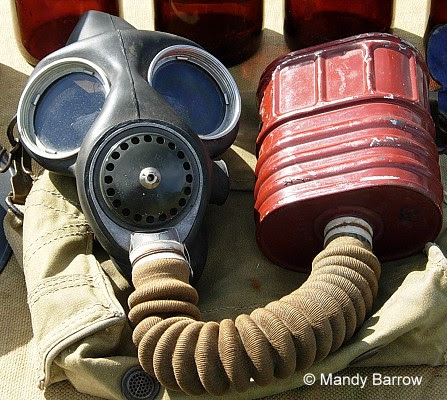 Gas masks during ww2