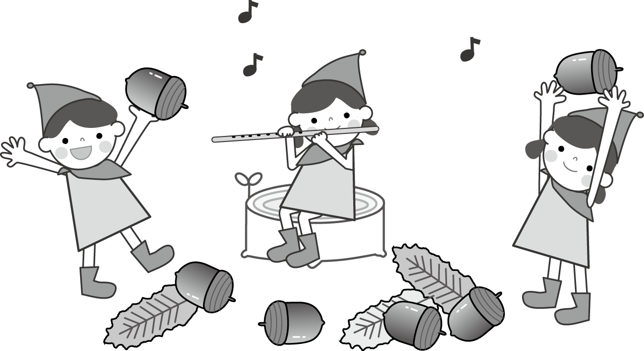 秋 どんぐりのイラスト 無料 フリー 素材