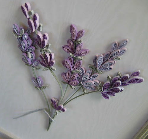 Quilled Lavender