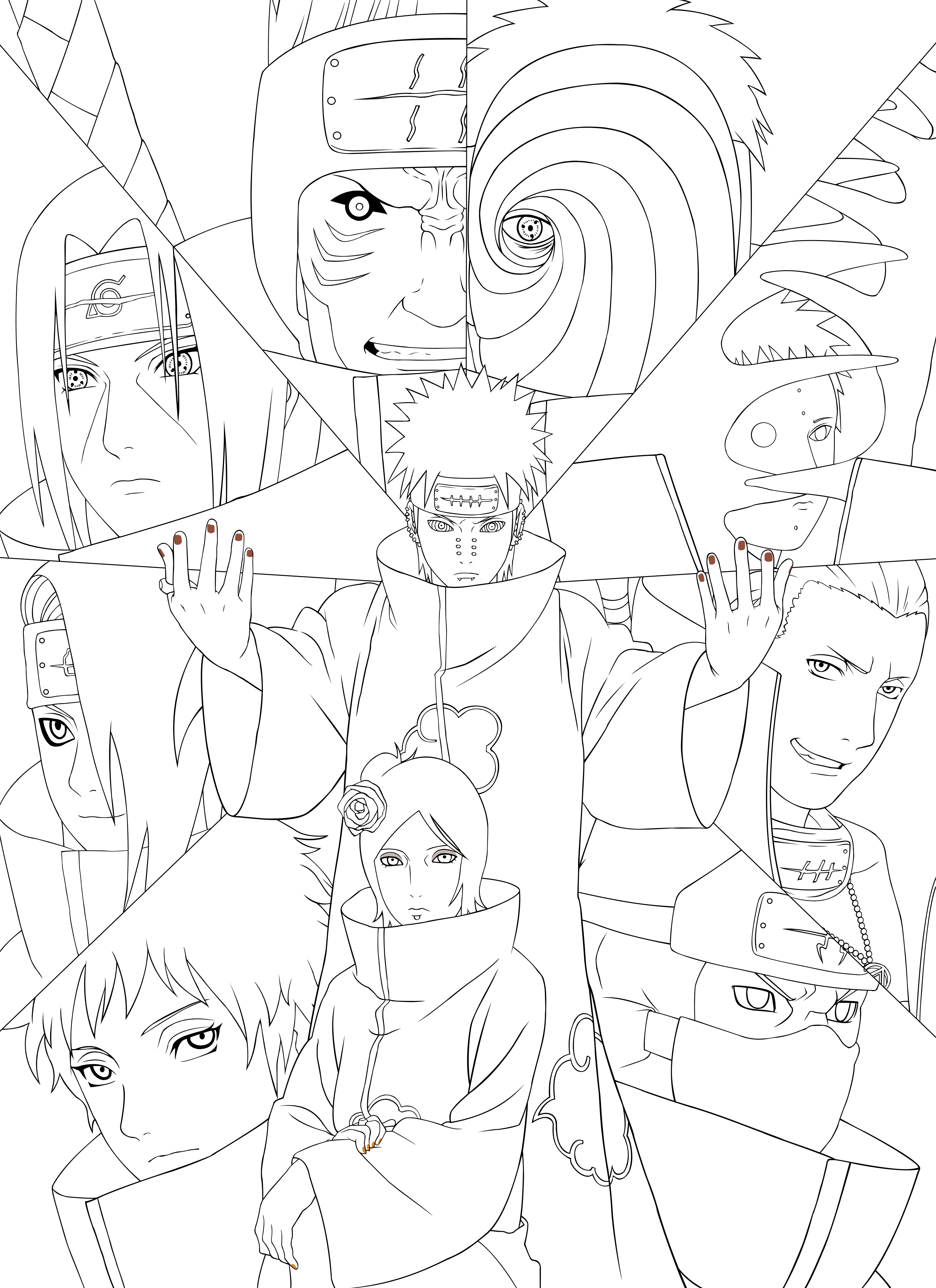  Naruto  Coloring  Pages  Devientart Coloring  Home