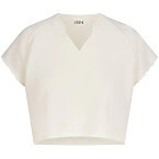 Alessandra Ambrosio wearing Eterne Terry Raglan Cutoff Top