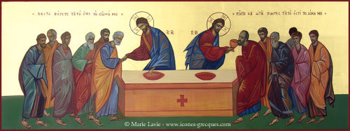 Communion des Apôtres par Jésus Christ