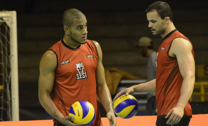 Lucarelli no treino do Sesi-SP em Belo Horizonte Minas Gerais (Foto: Divulgação/CBV)