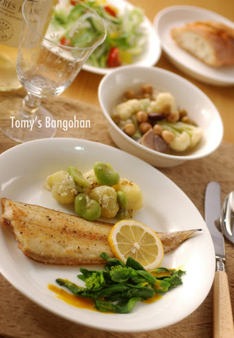 赤舌平目のムニエルと幸せレシピ Tomyのごはん