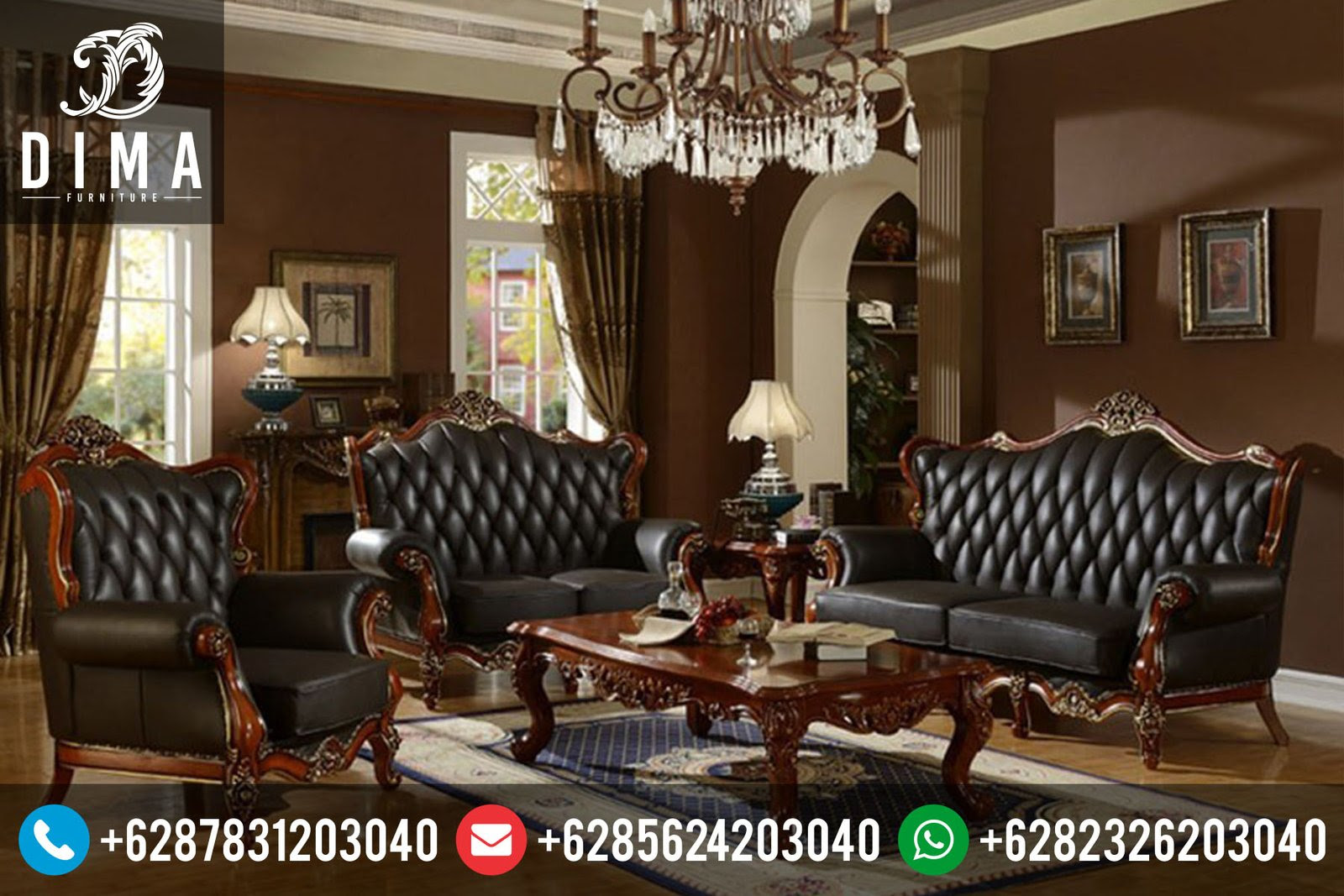 Mebel Jepara Set Sofa Kursi Tamu Klasik Mewah Terbaru Mebel Jepara Set Sofa Kursi Tamu Klasik Mewah Terbaru