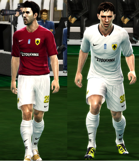 PES 2013 Aek Athens Fc Kits Season 2015-2016
