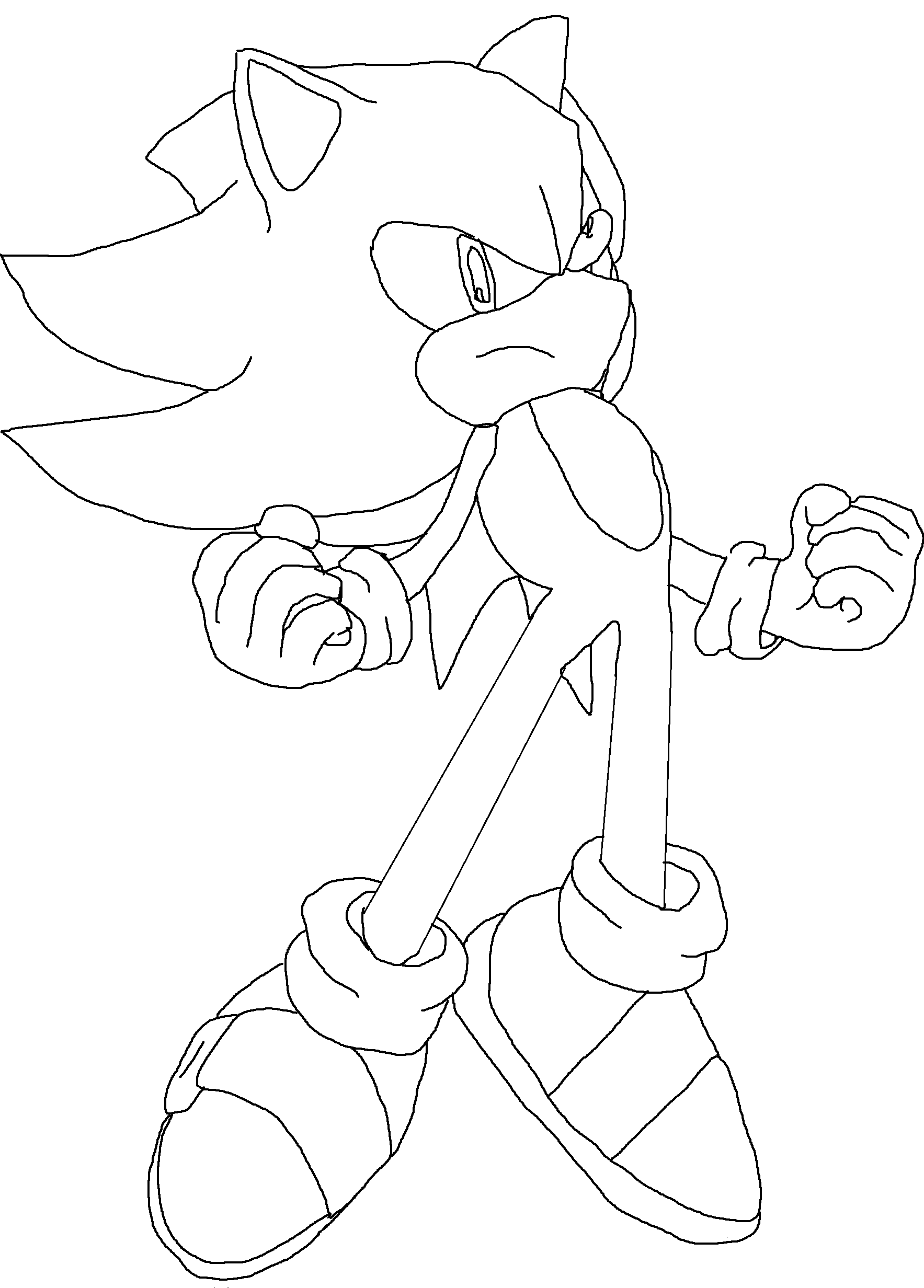 Super sonic coloring pages to download and print for free
