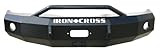 IMAGE OF Iron Cross Automotive 22-325-03 Push Bar Front Bumper for 2003-2006 GMC Sierra HD