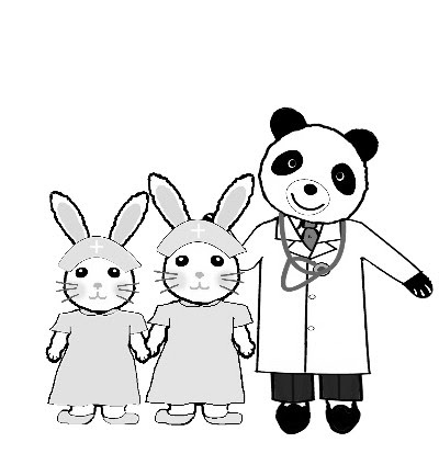 仕事のイラスト素材 医療 医師 看護師 動物 アニマル 無料テンプレート