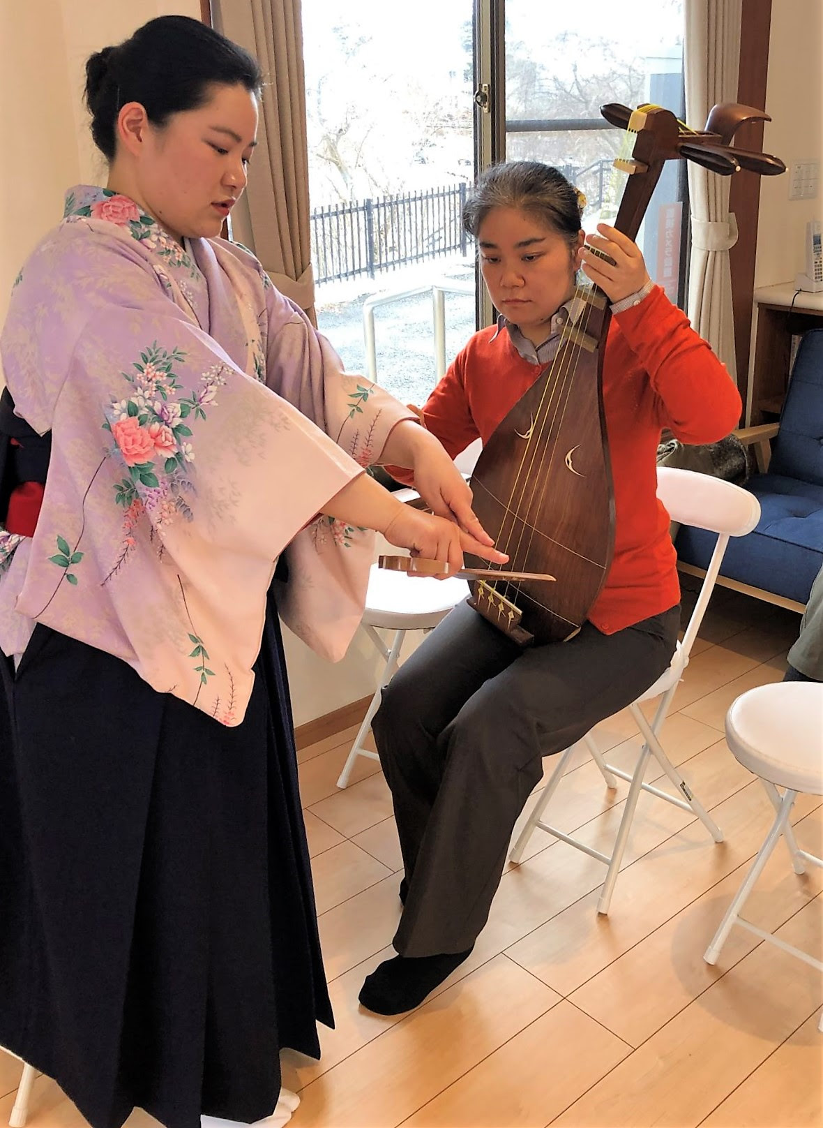 1月19日 土 開催 薩摩琵琶鑑賞体験教室 開催報告 宿泊交流体験施設 浄土の館