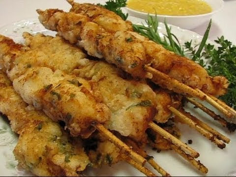 Betty's Chicken on a Stick - YouTube