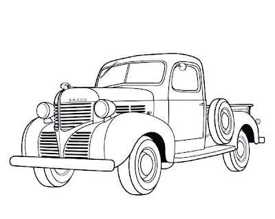Old Truck Coloring Pages
