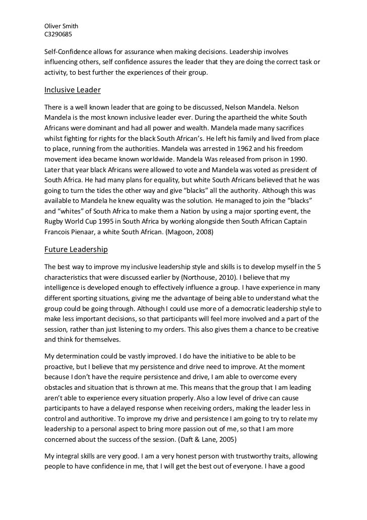 the qualities of a good leader essay