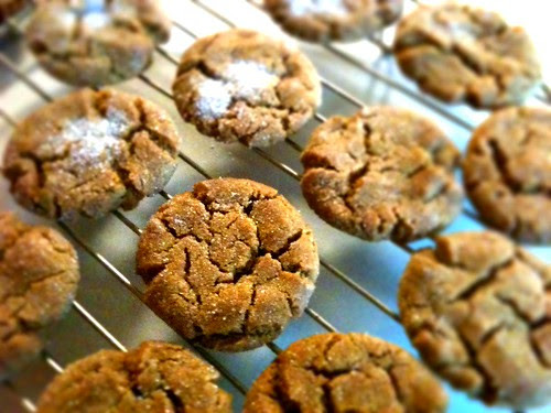 blurry molasses sugar cookies
