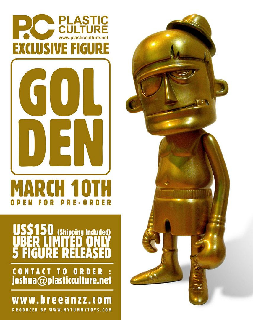 Beat Up Boxer X Plastic Culture "Golden" edition