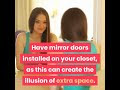 How to Use Mirrors to Create More Space.