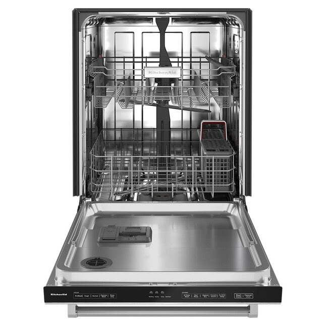 KitchenAid Top Control 24-in Built-In Dishwasher (Stainless ...