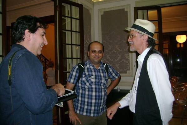 Caio Meira (E), Eclair Antonio Almeida Filho e Graco Sílvio (Arquivo Pessoal)