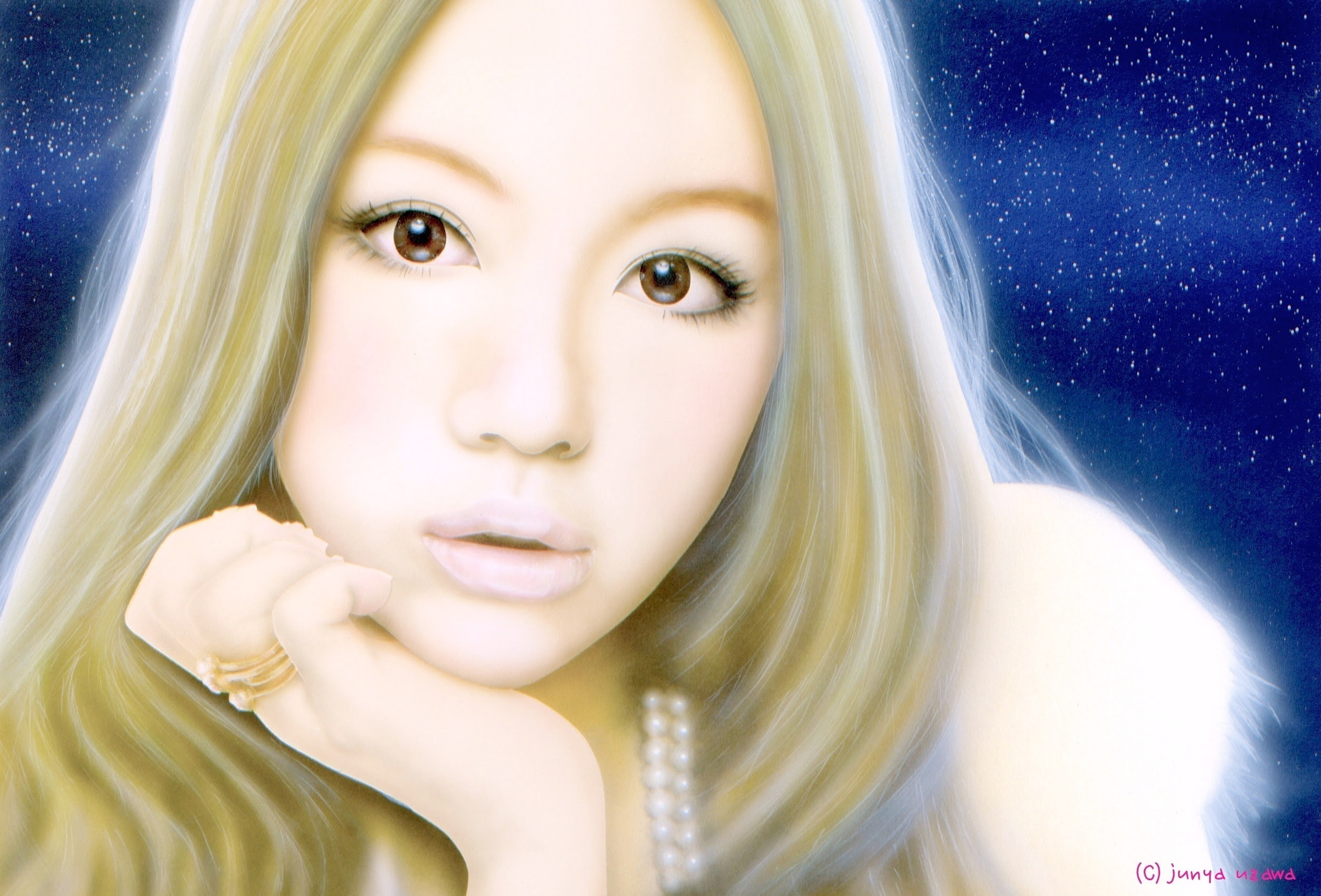 リアリズム絵画 人物の絵 Kana Nishino 西野カナ