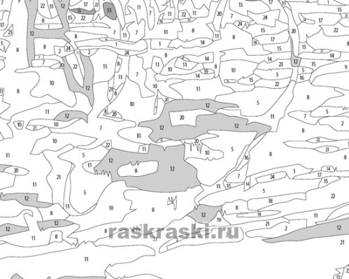 15+ Раскраски По Номерам Для Взрослых Онлайн Бесплатно