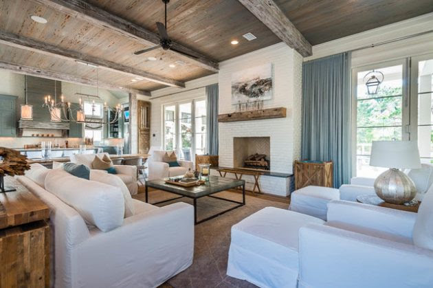 18 Gorgeous Coastal Living Room Designs For Your Inspiration