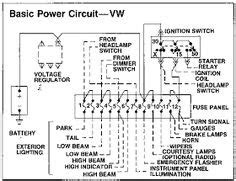 vw beetle starter wiring diagram