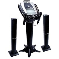 The Singing Machine STVG-1009 Pedestal CD-G Karaoke System with Tower Speakers