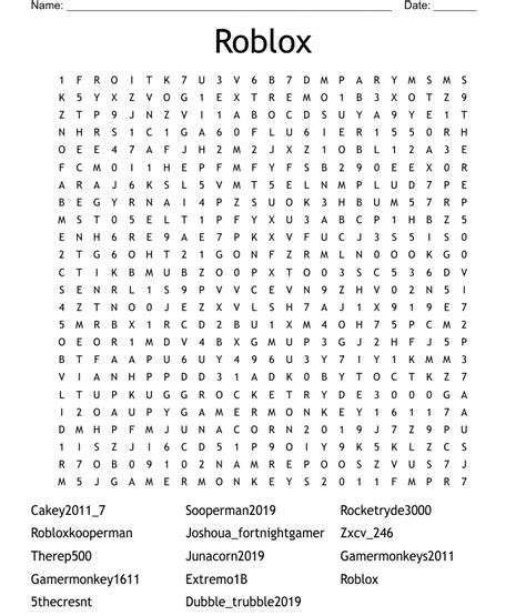 Listed on mar 21, 2023. roblox word search wordmint