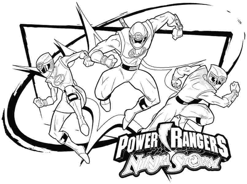 Power Rangers Ninja Storm Coloring Pages At Getdrawings Free