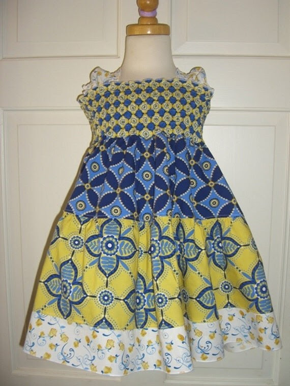 China Doll Shirred Dress