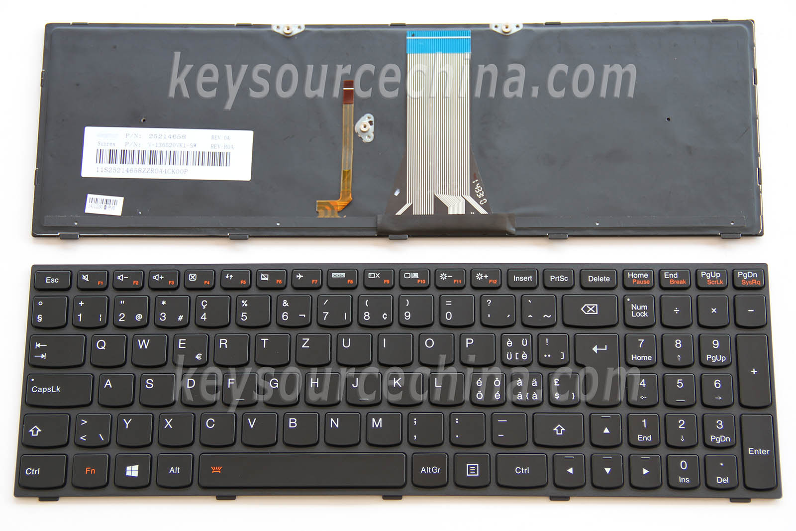 Lenovo Ideapad 300 15ibr 300 15isk 305 15ibd 300 17isk 500 15acz 500 15isk Swiss German Laptop Keyboard Schweiz Tastatur Backlit Swiss Keyboard Key Source For Keyboard