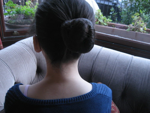 Her ballet hair