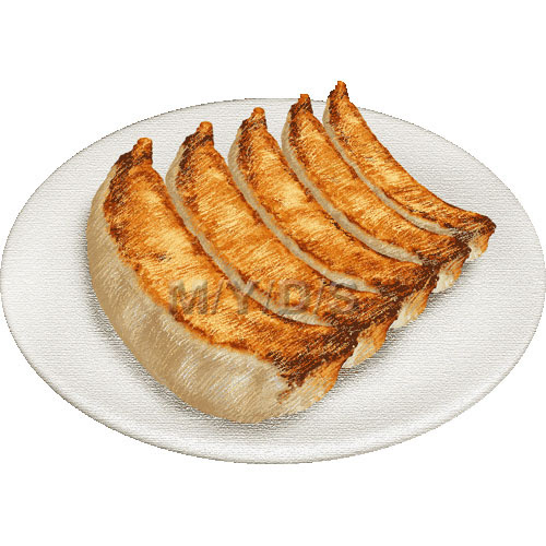 焼き餃子 ギョーザ のイラスト 条件付フリー素材集