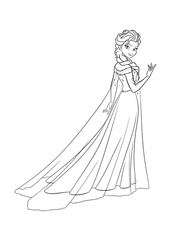 Elsa Coloring Pages To Print At Getdrawings Free Download