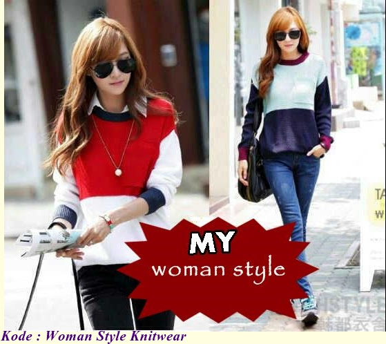GROSIR BAJU  KOREA MURAH  WOMAN STYLE RAJUT  modenagrosir