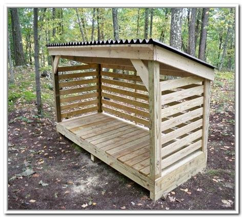 diy outdoor firewood rack  storage ideas