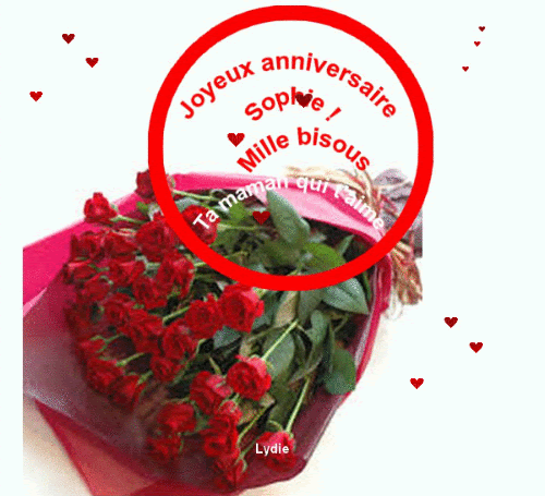 Joyeux Anniversaire Sophie