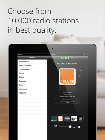 Radio.it: l'applicazione per ascoltare la radio su iPhone, iPod touch e iPad.
