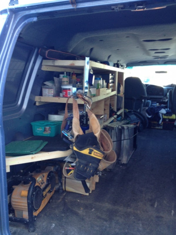 Work Van Shelves - Vehicles - Contractor Talk