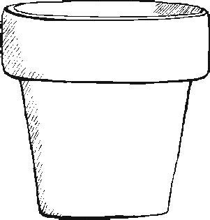 plant pot template clipart best