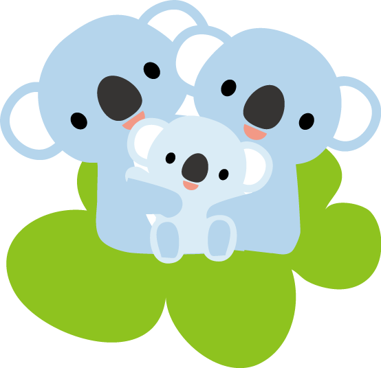 コアラのイラスト 無料イラスト フリー素材