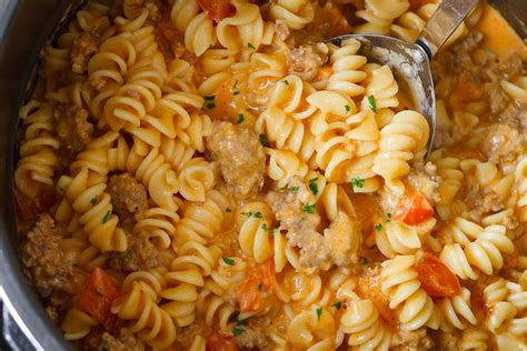 Find quality breakfast products to add to your shopping list or order . Instant Pot Sausage Pasta in Cream Cheese Tomato Sauce