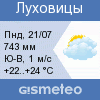 GISMETEO: Погода по г.Луховицы