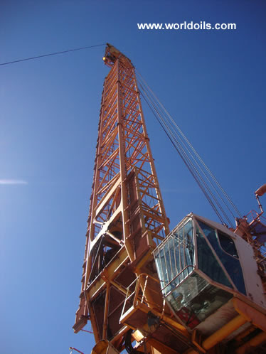 Offshore Crane in Working Condition