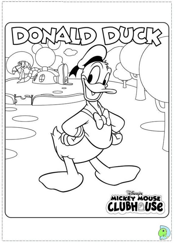 Free Printable Mickey Mouse Clubhouse Coloring Pages