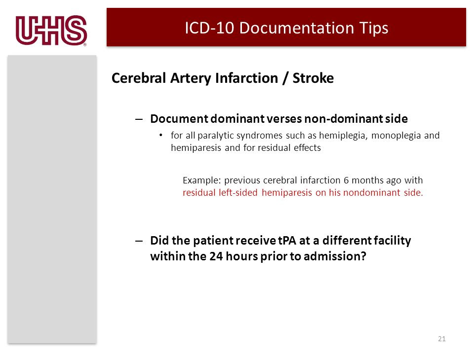 1 UHS, Inc. ICD-10-CM/PCS Physician Education Neurology and ...