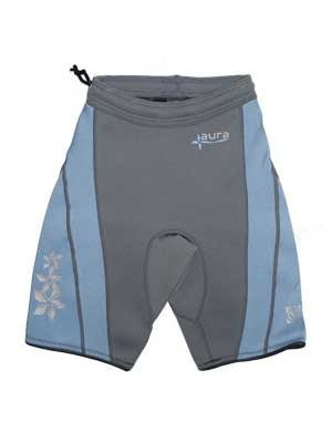 Body Glove Aura Women's Neoprene Shorts M Grey/crystal blue
